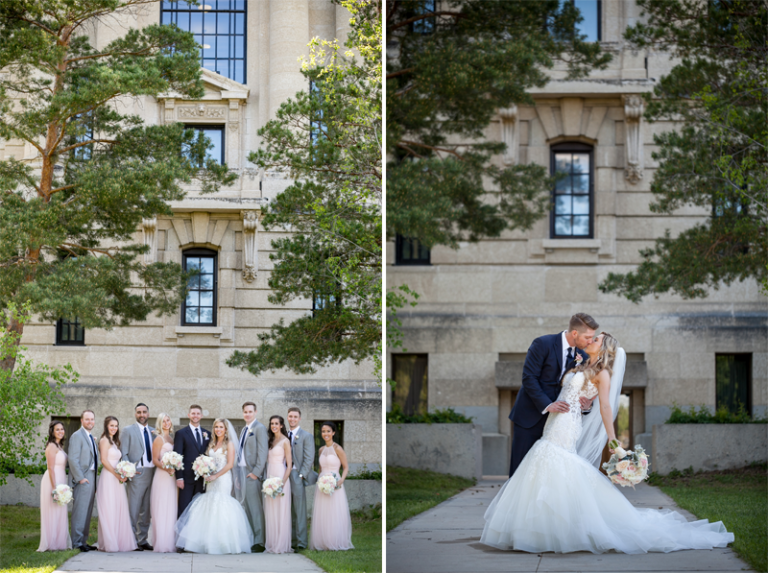 Amanda & Josh Wedding portraits at the Legislature in Regina by Collin Stumpf Photography
