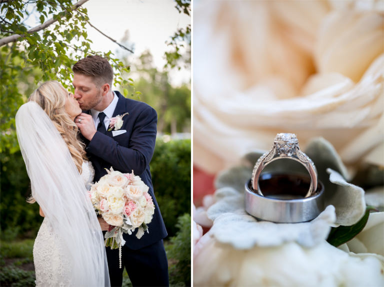 Amanda & Josh wedding ring detail & portrait