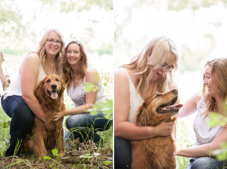 Montgomery Girls with Family Dog by Collin Stumpf Photography