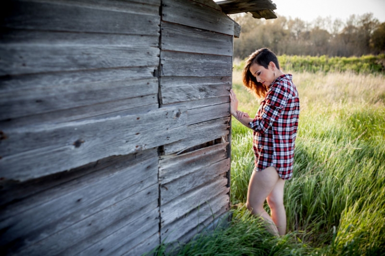 Abandoned building Courtney's Boudoir Session