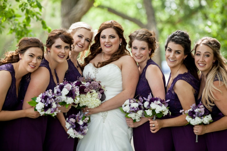 Bride and Bridesmaids portrait