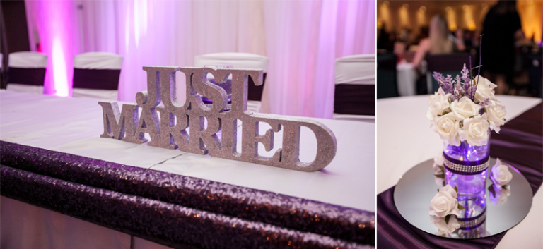 Wedding reception details creative touch weddings regina