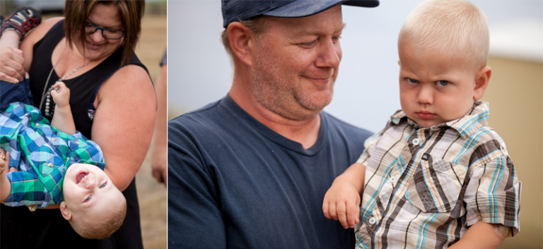 Candid photograph of little boys