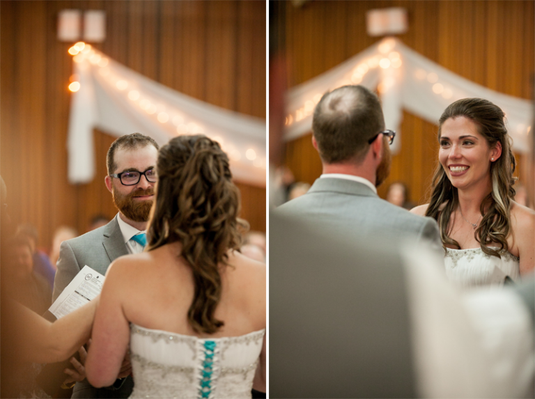 Bride and groom ceremony vows