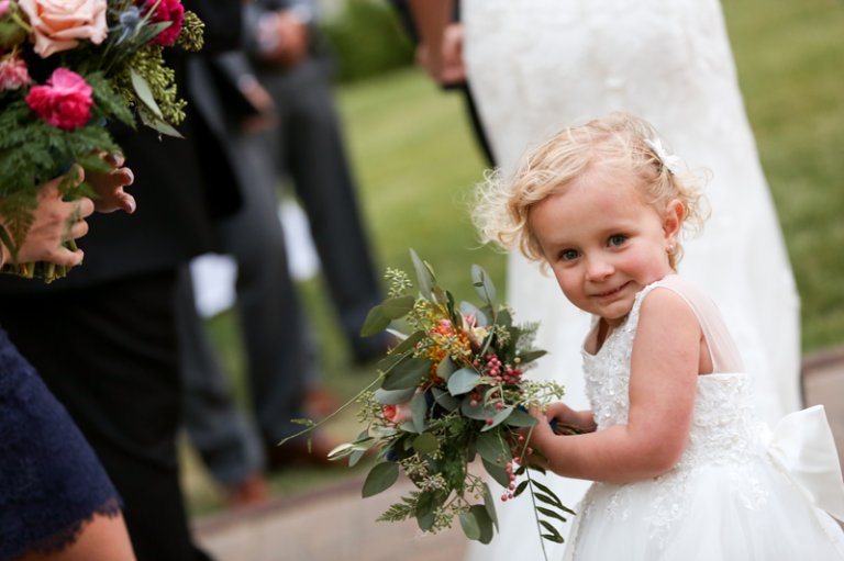 Cute flower girl by Collin Stumpf Photography