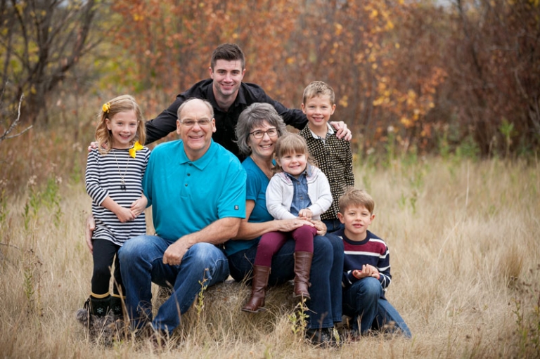 Fall family photos in Regina