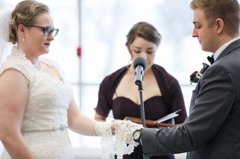 Hand wrapping wedding ceremony