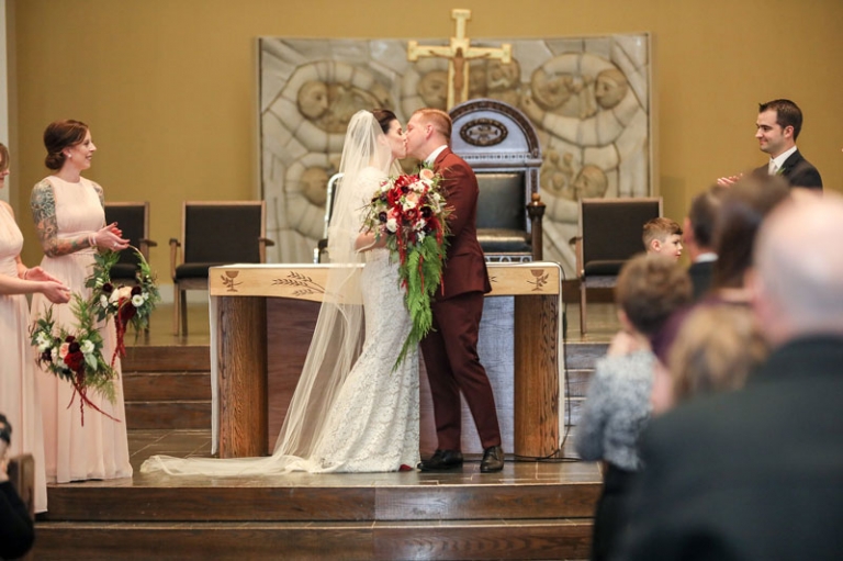 First Kiss at Holy Rosary Cathedral in Regina, SK