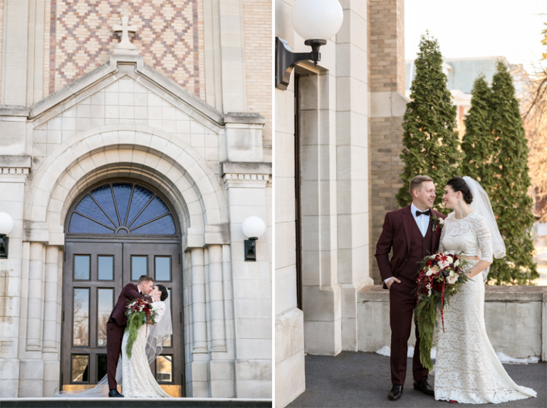 Wedding at Holy Rosary Cathedral in Regina, SK