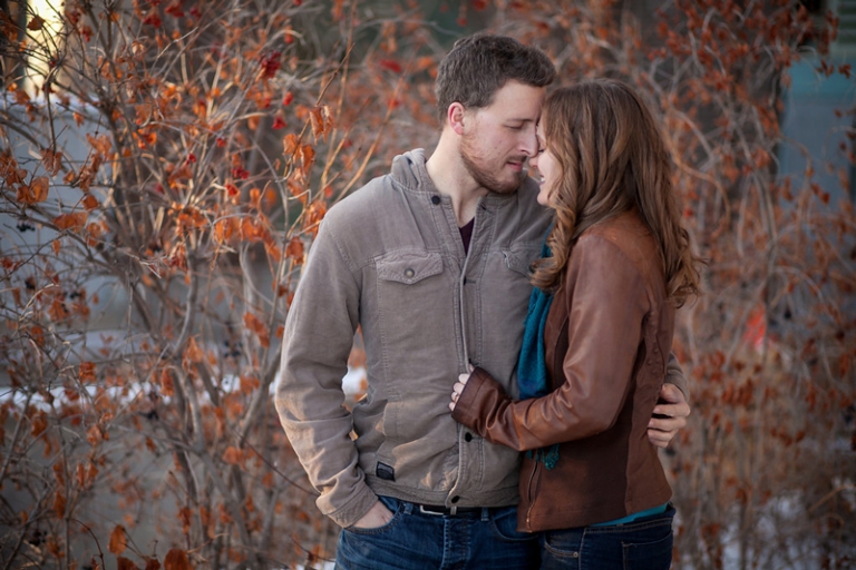 Engagement photography in Regina