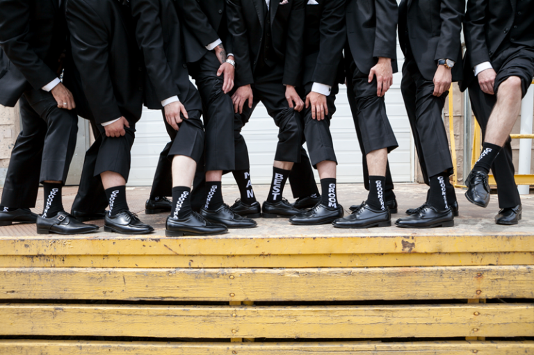 Groom and groomsmen socks