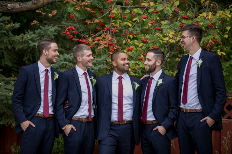 groom and groomsmen