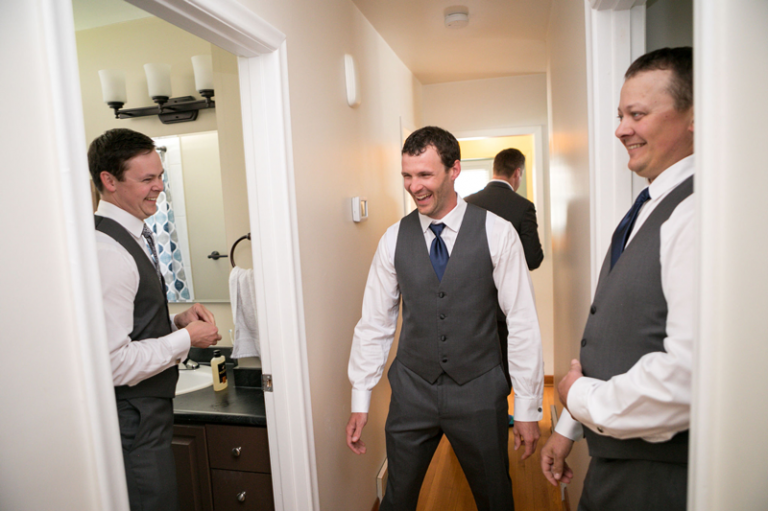 groom getting ready